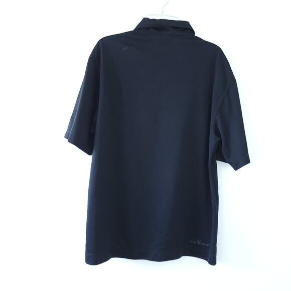 Nike Golf Jim Beam Logo Polo Shirt Men Size Small Black Short Sleeve Athleisure - Picture 5 of 7